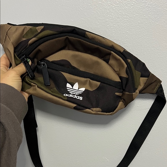 adidas Other - Adidas Brown and Black Camouflage Belt Bag Fanny Pack